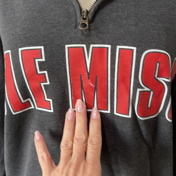 Jansport Grey Ole Miss Sweatshirt - Picture 4 of 8